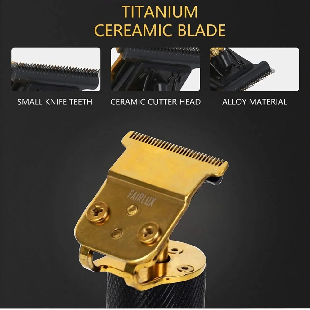 Electric Pro Outliner Grooming Rechargeable T Blade Trimmer Cordless Clippers